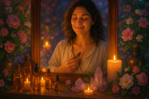 Aromaterapia para elevar a autoestima e destacar a imagem pessoal: óleos essenciais que despertam amor-próprio e presença luminosa