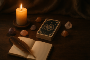 Como montar um altar simples para suas tiragens de Tarô